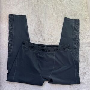Umbro Charcoal Performance Leggings L